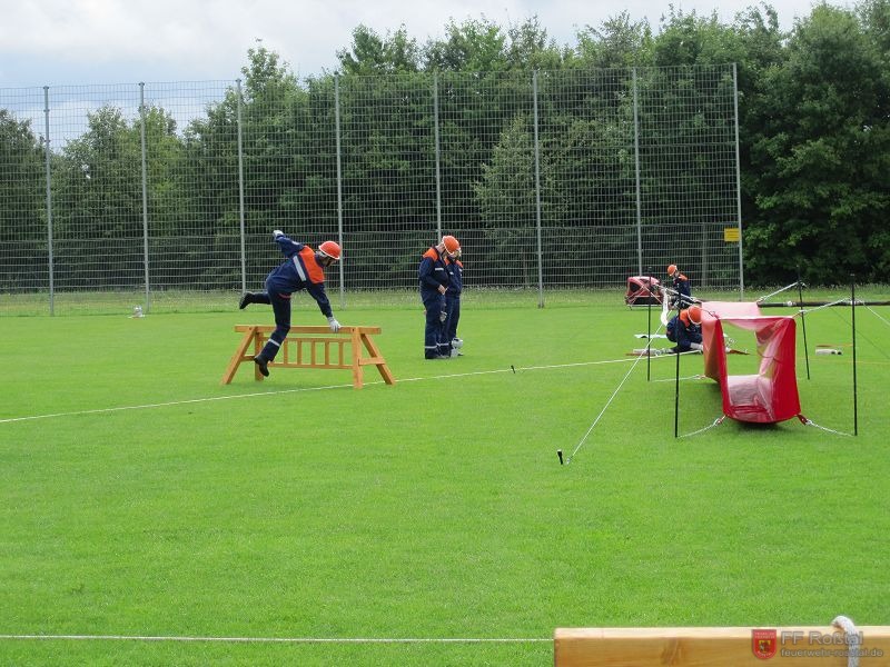 Bild 16 von 19 Jugendfeuerwehr Tuchenbach: Vorf&uuml;hrung des Bundeswettbewerbs der Deutschen Jugendfeuerwehr