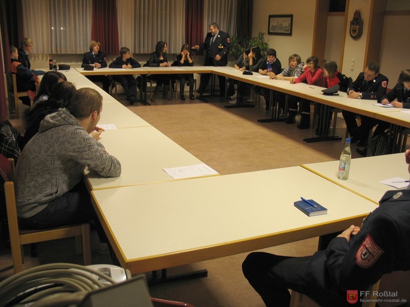 Bild 2 von 4 Zahlriche Jugendliche aus den Ro&szlig;taler Jugendfeuerwehren waren anwesend