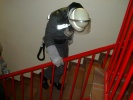Beim vorgehen unter Atemschutz m�ssen Treppen r�ck...
  