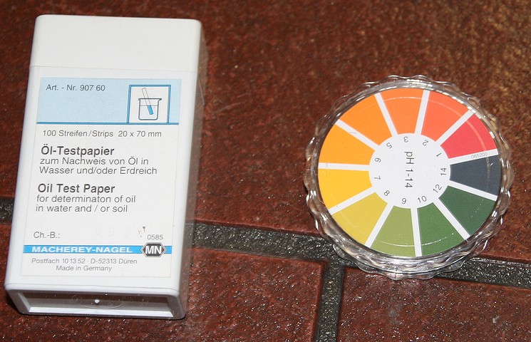 Bild des/der Ausr�stungsgegenstands/-gegenst�nde (Indikatorpapier)